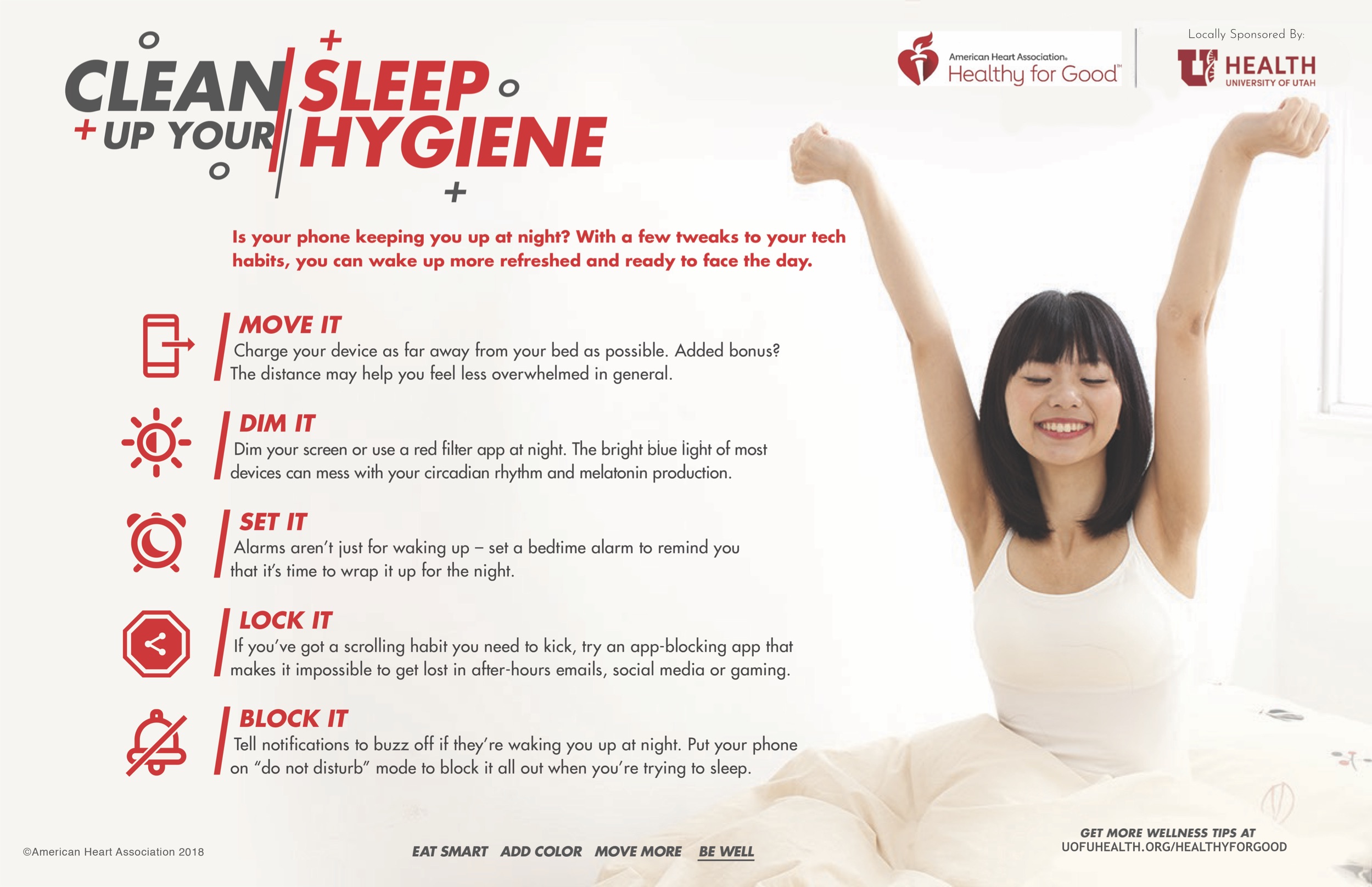 Sleep hygiene practices for better health